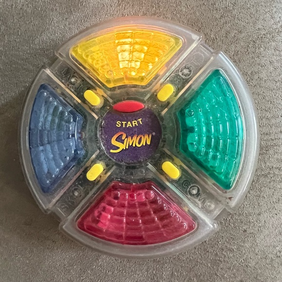 Simon Clear Mini Electronic Handheld Interactive Memory Game - Picture 2 of 3